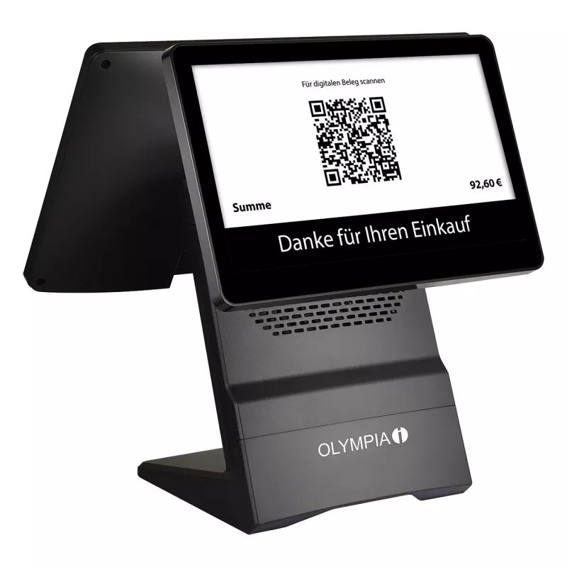 Visi viename jutiklinis terminalas Olympia T400DK 39,6 cm (15,6 col.) Android 11 Juodas