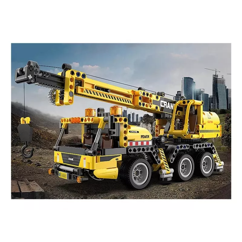 Statybinis mobilus kranas Jamara CaDA modelis 402886 – konstravimo rinkinys, juodas ir geltonas, nuo 8 metų