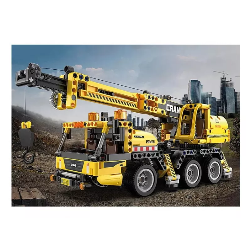 Statybinis mobilus kranas Jamara CaDA modelis 402886 – konstravimo rinkinys, juodas ir geltonas, nuo 8 metų