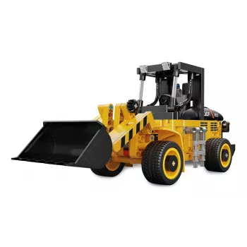 Konstruktorius ratinis krautuvas Jamara CaDA Wheel Loader Bricks, 8+, juoda ir geltona