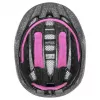 Vaikiškas apsauginis šalmas UVEX kid 2 cc Multicolour Pink, kietas korpusas, matinis paviršius