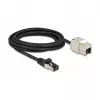 Laidas RJ45 kištukas į Keystone modulį RJ45 lizdas DeLOCK 87029