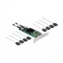 DeLOCK 8 prievadų SATA PCI Express x8 plokštė su jungiamuoju kabeliu