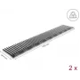 Paukščių atgrasymo barjeras fotovoltinėms sistemoms DELOCK 1 m – 2 vnt., ruda, 193 mm