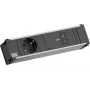 Bachmann CONI BM0023770 įmontuojamas modulis 1x CEE7/3 kištukinis lizdas 1x USB-C/C 100W juodas L=0,2m