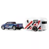 Radijo bangomis valdomas pikapas Amewi 22680 1:64 mastelis RTR su priekaba, mėlynas