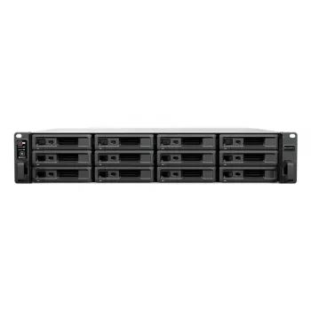 NAS Rack Synology RS2423RP+II (Rack 2U) AMD Ryzen V1780B 8 GB DDR4, 12 lizdų, RAID, DiskStation Manager