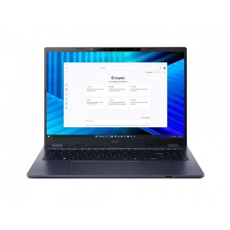 Nešiojamas kompiuteris Acer TravelMate P4 TMP416-54-TCO, Intel Ultra 7 255U, 16GB RAM, 512GB SSD, Windows 11 Pro