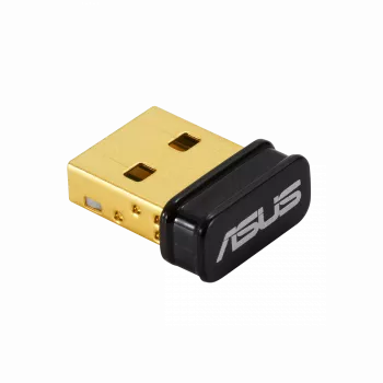 USB Bluetooth adapteris ASUS USB-BT600, Bluetooth 6.0, 1.5 Mbit/s, USB maitinamas, juodas/auksinis