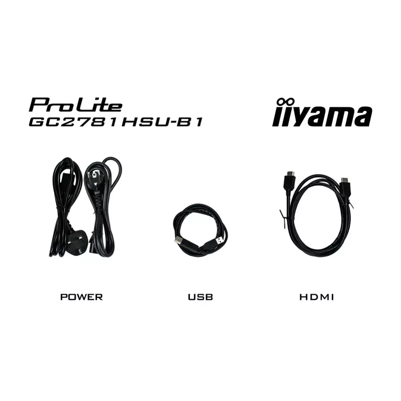 Monitorius IIYAMA G-MASTER GC2781HSU-B1 27 colių lenktas VA 1920×1080 144 Hz USB Hub garsiakalbiai VESA juodas