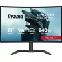 IIYAMA G-MASTER GCB2784HSU-B1 27 colių lenktas VA žaidimų monitorius 240Hz FHD 1920x1080 USB šakotuvas garsiakalbiai VESA