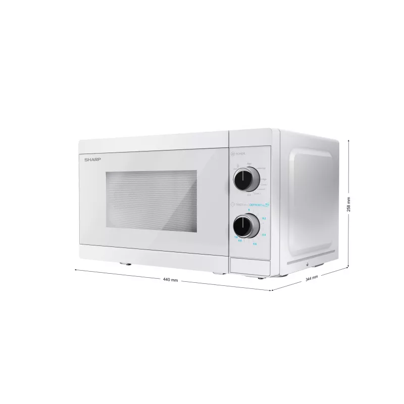 Grilių mikrobangų krosnelė Sharp YC-MG01E-C, 800 W, 20 L