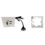 Sieninis jungiklio lizdas HDMI VGA USB A 3.5 mm Vivolink WI221293