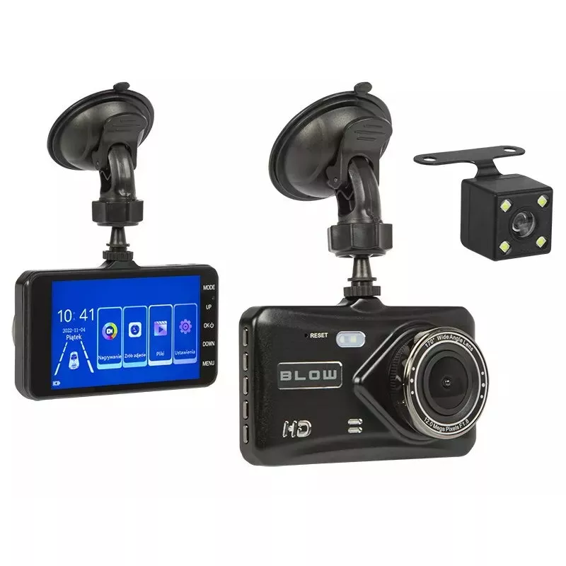 Vaizdo registratorius BLOW BLACKBOX DVR F800BLOW su galinio vaizdo kamera