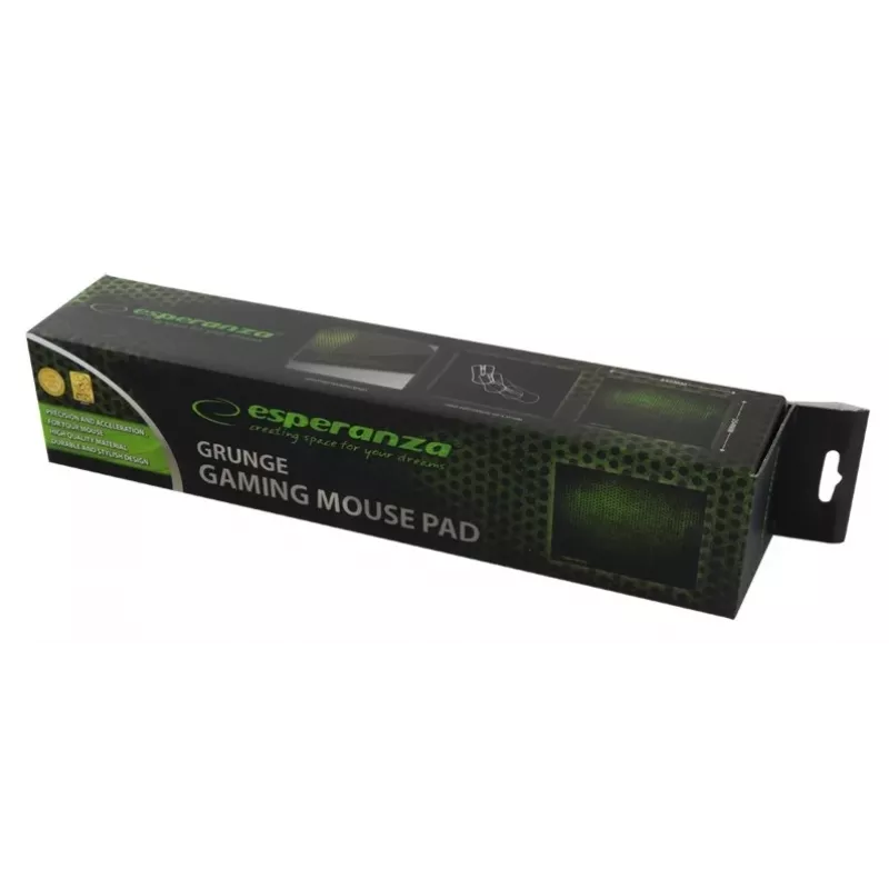 Esperanza EA146G Gaming pelėdos kilimėlis, juodas/žalias