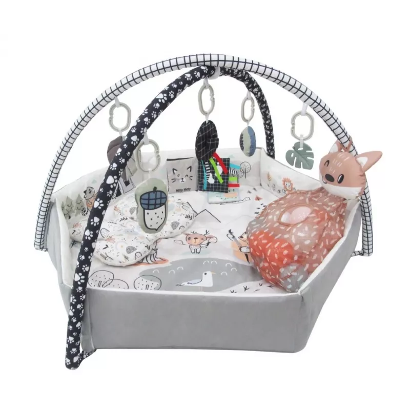 Milly Mally Baby Mat 5in1 Minky – daugiafunkcis kūdikių kilimėlis 5 viename