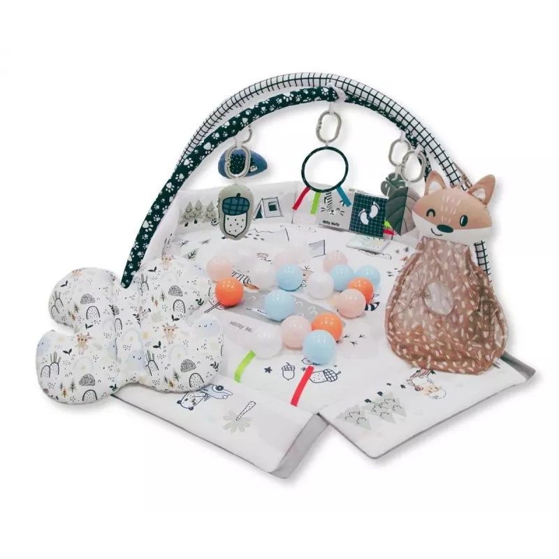 Milly Mally Baby Mat 5in1 Minky – daugiafunkcis kūdikių kilimėlis 5 viename