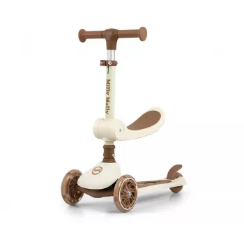 Paspirtukas vaikams milly mally Milly Mally Scooter Fuzzy Classic, smėlio spalvos
