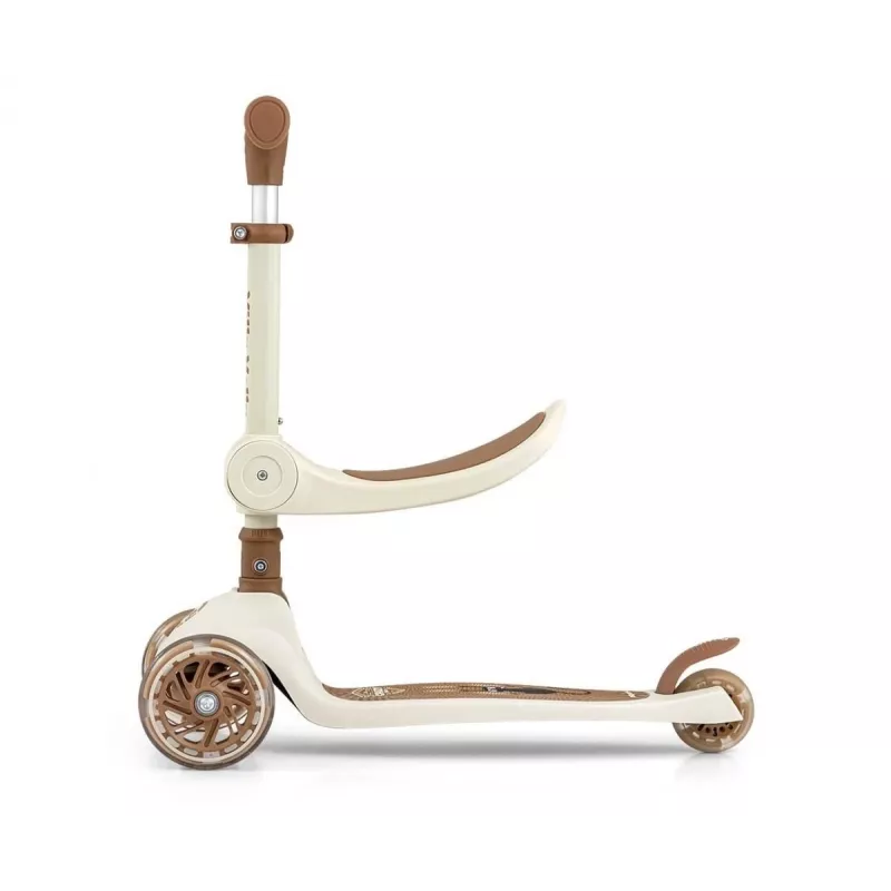 Paspirtukas vaikams milly mally Milly Mally Scooter Fuzzy Classic, smėlio spalvos