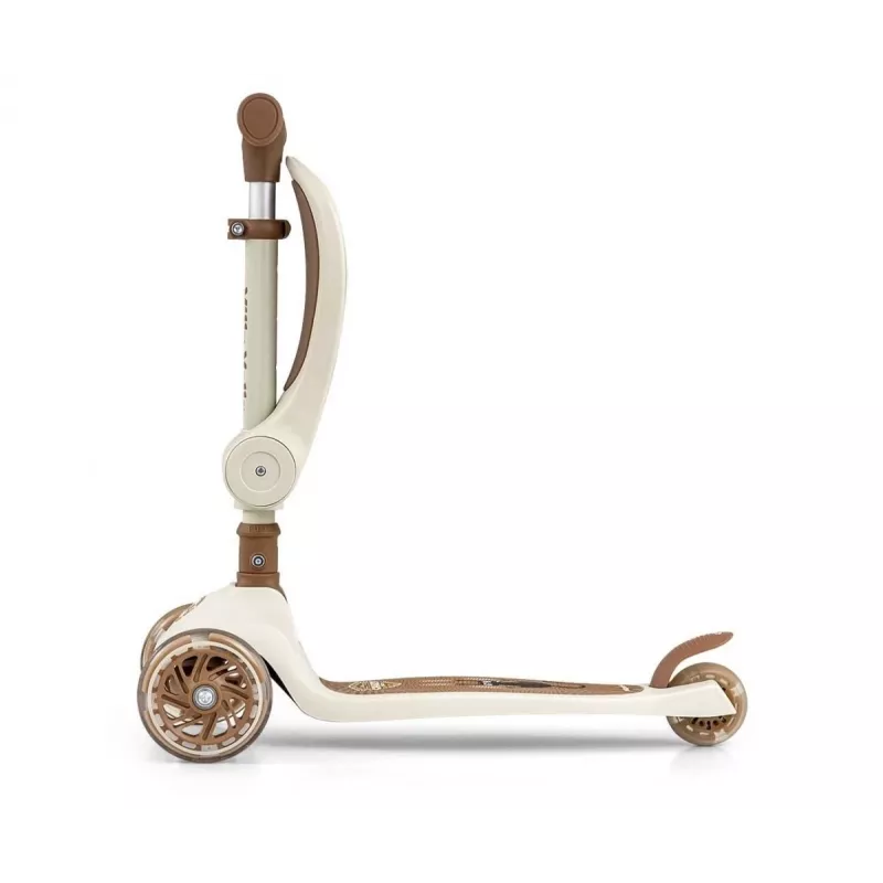 Paspirtukas vaikams milly mally Milly Mally Scooter Fuzzy Classic, smėlio spalvos