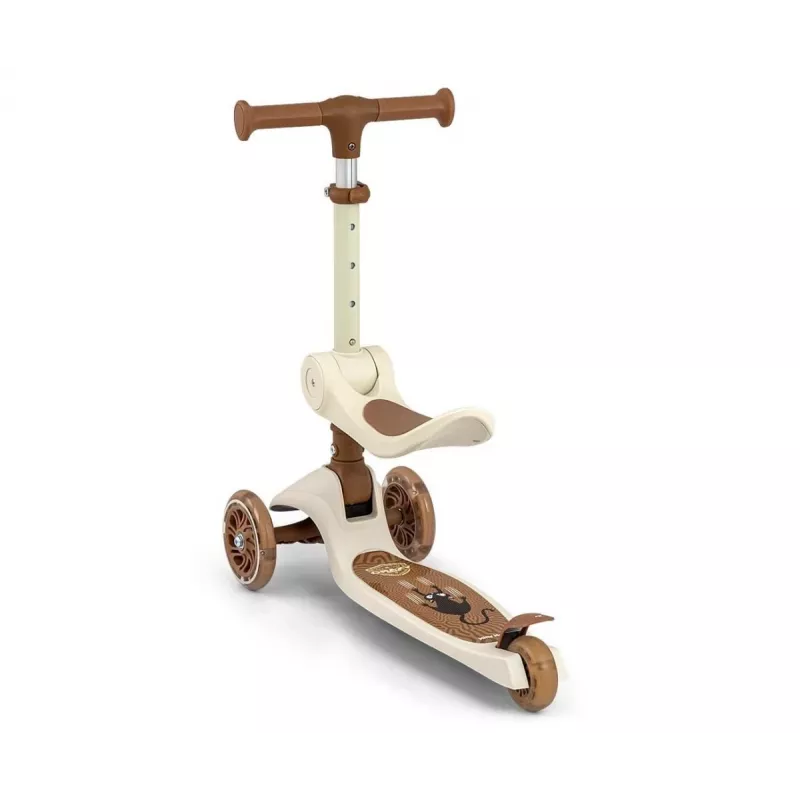 Paspirtukas vaikams milly mally Milly Mally Scooter Fuzzy Classic, smėlio spalvos