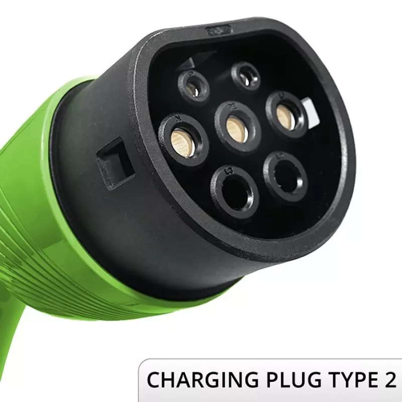Nešiojamas elektromobilio įkroviklis QOLTEC 11 kW 400 V CEE 16 A su WiFi