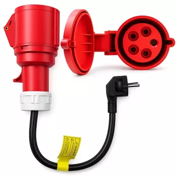 Maitinimo adapteris QOLTEC CEE 16A 5P 400V į SCHUKO 230V, modelis 52724