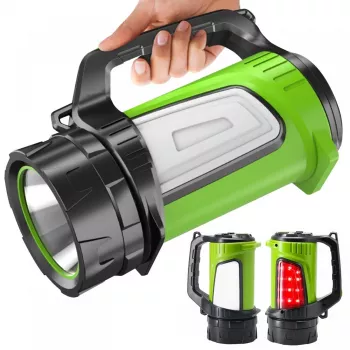 Žibintuvėlis MACLEAN MCE345 LED 3-in-1 su powerbank funkcija, 5W XM-L-T6, šalta balta 6500K, 3×18650 3.7V 4500mAh