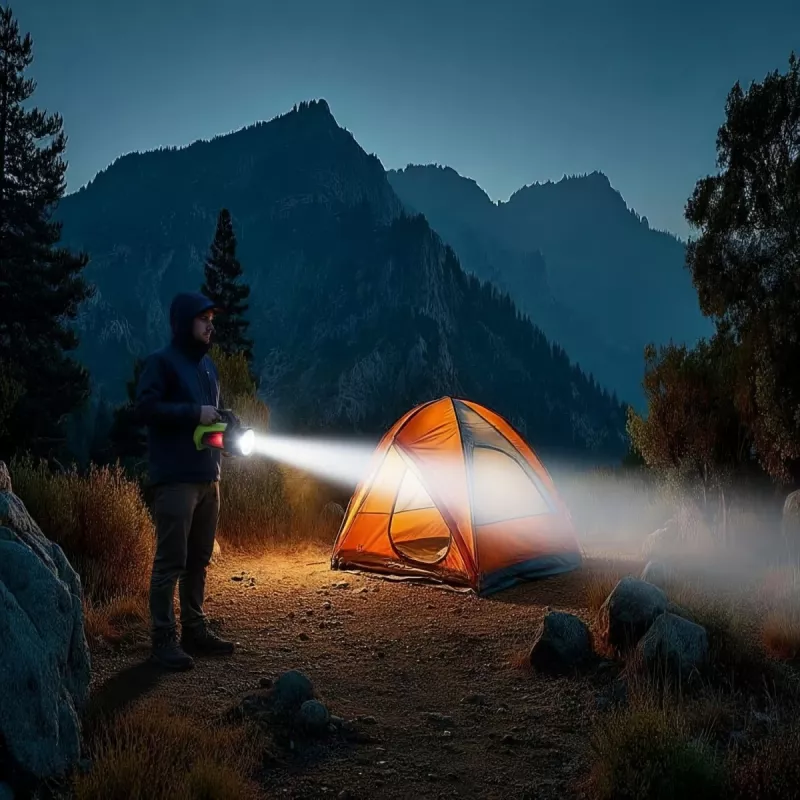 Žibintuvėlis MACLEAN MCE345 LED 3-in-1 su powerbank funkcija, 5W XM-L-T6, šalta balta 6500K, 3×18650 3.7V 4500mAh