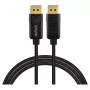 SAVIO CL-206 DisplayPort 1.4 laidas, 3 m, pasyvus, 8K@60Hz / 4K@120Hz palaikymas