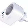 3MK Comfort Charger GaN 30W Baltas – USB maitinimo adapteris, 30W GaN išėjimas