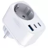 3MK Comfort Charger GaN 30W Baltas – USB maitinimo adapteris, 30W GaN išėjimas