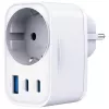 3MK Comfort Charger GaN 30W Baltas – USB maitinimo adapteris, 30W GaN išėjimas