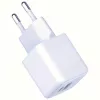 3MK Hyper GaN Universal Fast Charging 20W 1xUSB-A 1xUSB-C PD QC4+ PPS sieninis įkroviklis 100-240V baltas