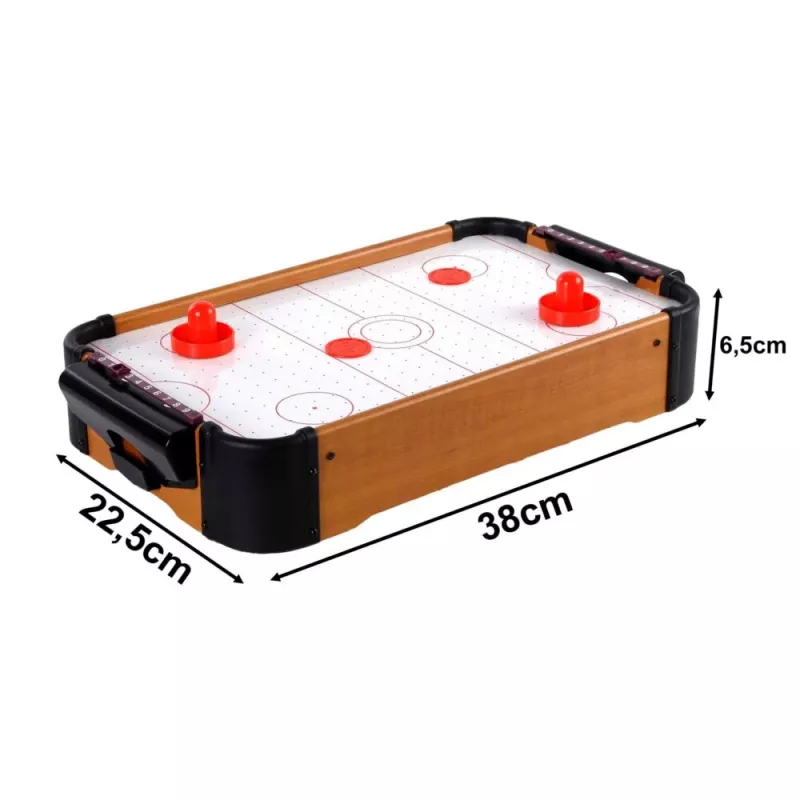 Extralink vaikiškas oro ritulio stalas Air Hockey Table medinis