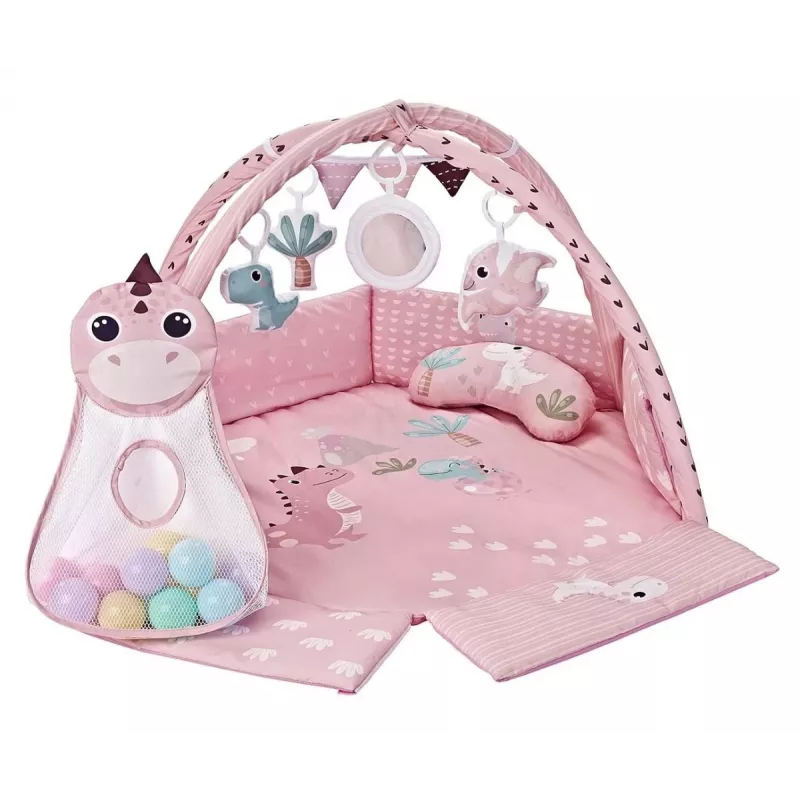 Ugdomasis kilimėlis Dino Pink TinyMini rožinis