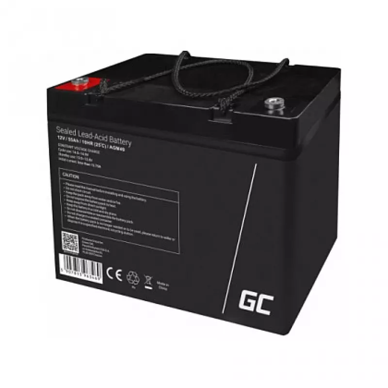 AGM akumuliatorius Green Cell AGM49 55 Ah 12 V jūrų ir laisvalaikio reikmėms