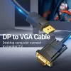 Laidas DP į VGA 2 m / juodas Hblbh Vention