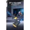 Laidas DP į VGA 2 m / juodas Hblbh Vention