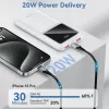 Power Bank USB 10000 mAh 22.5 W juodas FHKB0 Vention