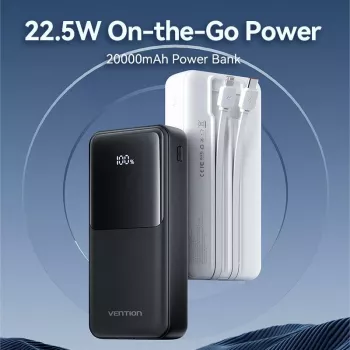 Power Bank USB 20000 mAh 22,5 W / Juoda FHPB0 Vention