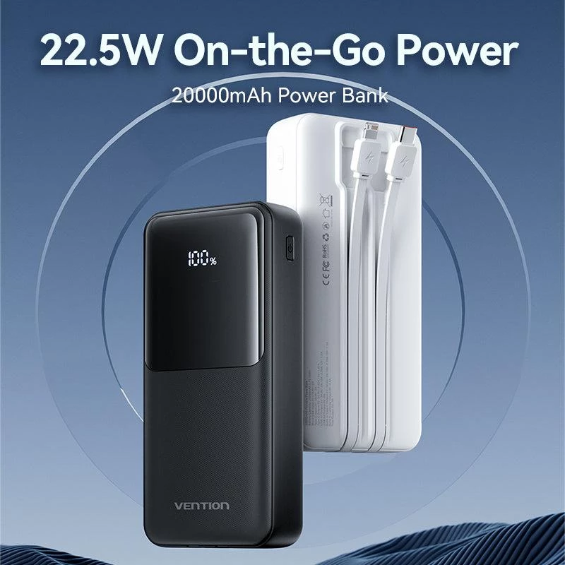 Power Bank USB 20000 mAh 22,5 W / Juoda FHPB0 Vention