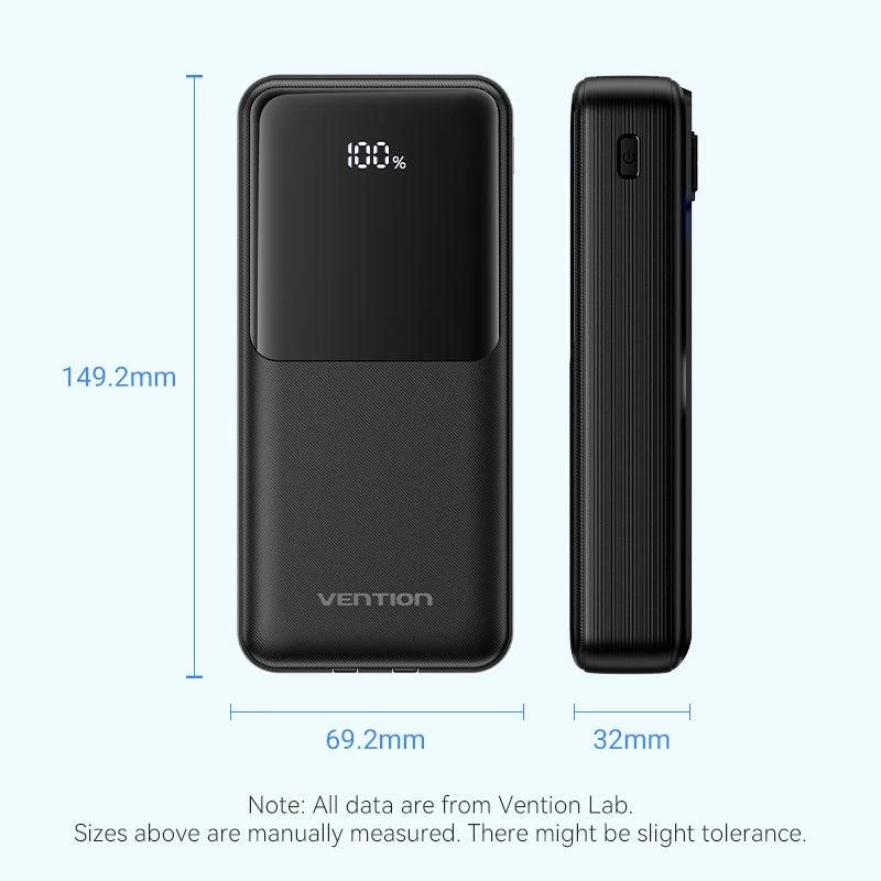 Power Bank USB 20000 mAh 22,5 W / Juoda FHPB0 Vention