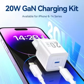 Mobilus sieninis įkroviklis USB-C 20W TZ-FEPW0-EU-02 Vention