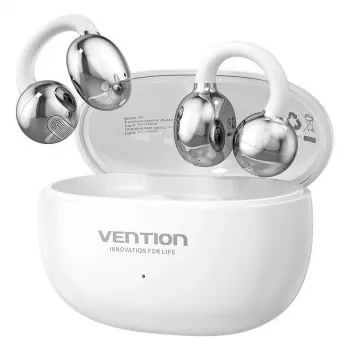 Belaidė ausinė su segtuku Echo Clip A11/WHITE NBWW0-PH Vention