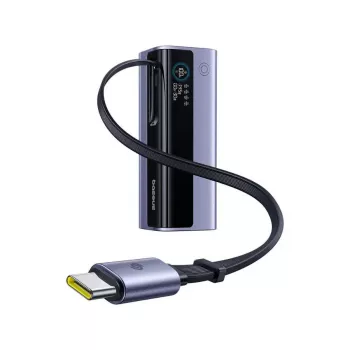 Nešiojamas Power Bank Baseus EnerGeek GR11 20000 mAh LiPo 145W, 2× USB-C + 1× USB-A, 20V, Juoda