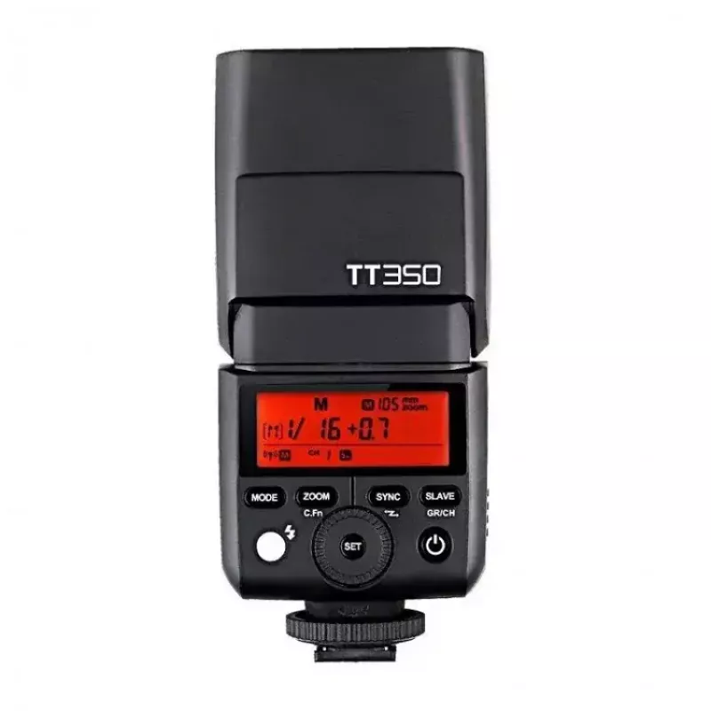 Godox TT350P kompaktinė blykstė, 2.2 s įkrovimo laikas, AA baterijos
