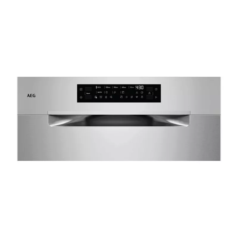 Indėta indaplovė AEG GU8200A2SGM — 14 komplektų, A energija, 40 dB, 8,4 l/ci.k.
