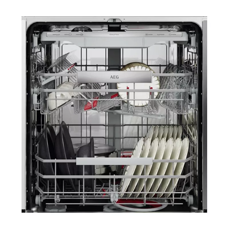 Indėta indaplovė AEG GU8200A2SGM — 14 komplektų, A energija, 40 dB, 8,4 l/ci.k.