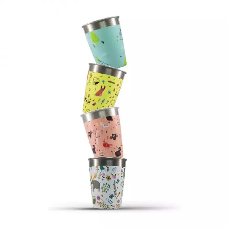 Sigg 8973.60 Vaikų puodelių rinkinys Wildlife 0,35 L